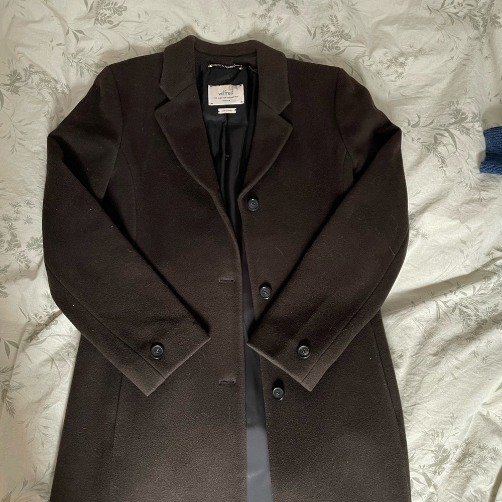 Aritzia Wilfred Wool Coat